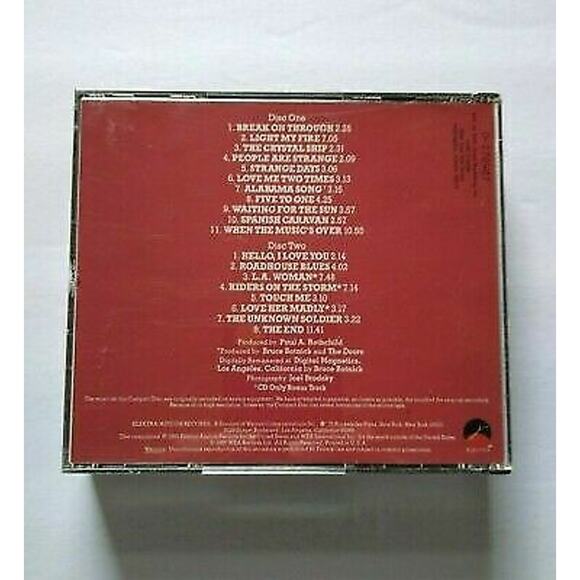 The Best Of The Doors CD Double Album 1990 BMG Music Club Edition Chubby Case - Picture 4 of 5